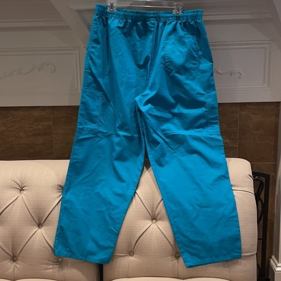 Sherly Teal scrub pants with elastic waist Sz 2XL - Picture 3 of 5